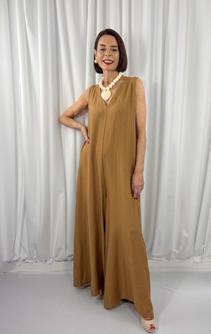 Cortina Jumpsuit in camel