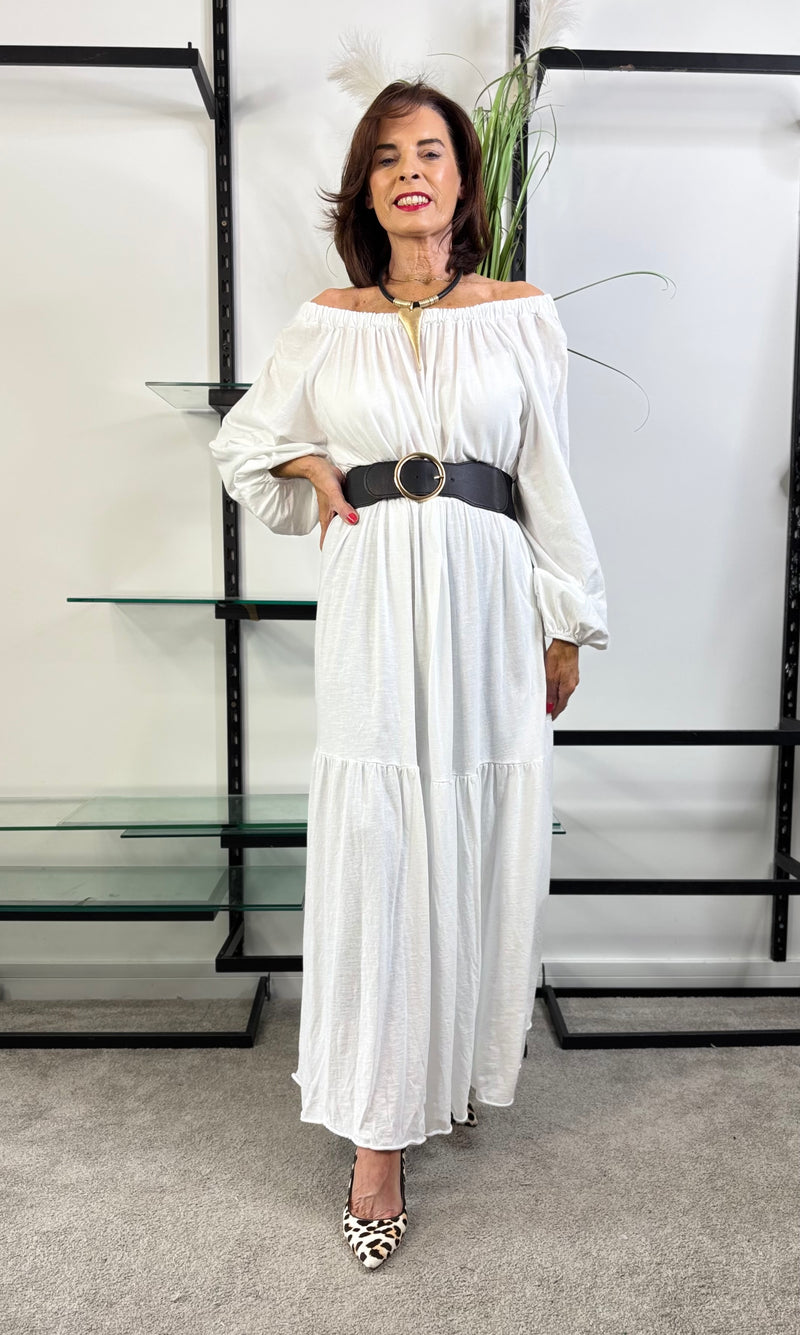 MOLLY DRESS IN WHITE