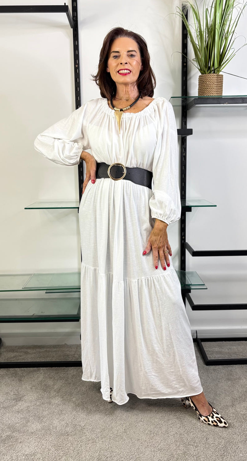 MOLLY DRESS IN WHITE