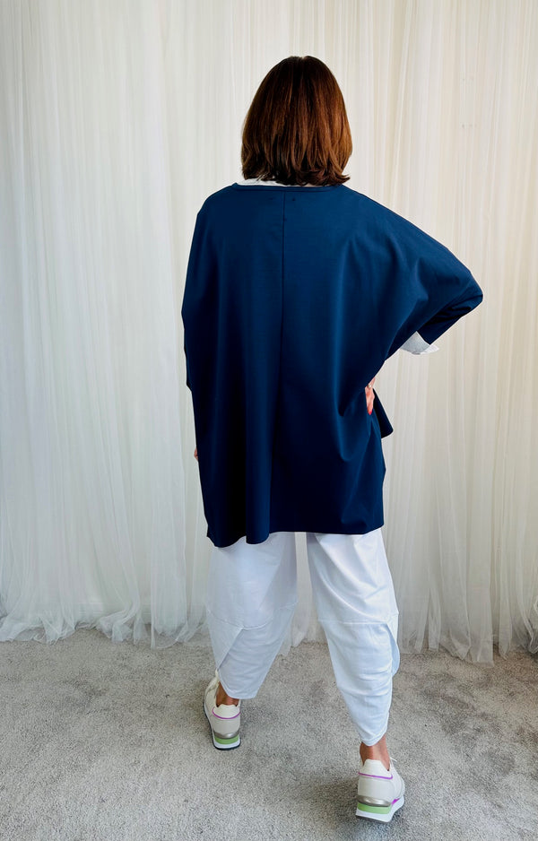 Tiffny Lux top in navy