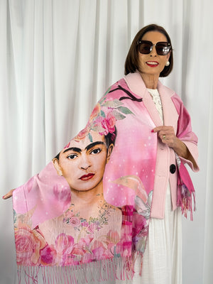 Florence Scarf in multi pink