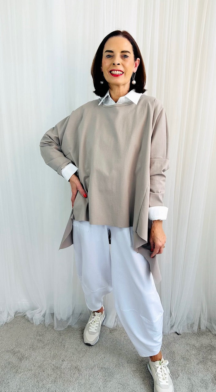 Tiffny Lux top in Cappuccino