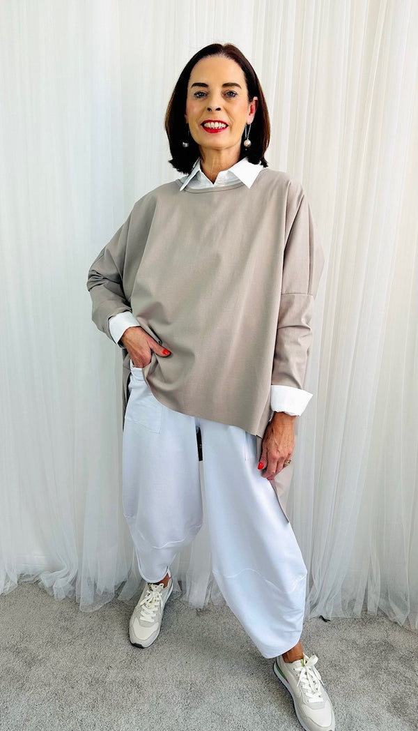 Tiffny Lux top in Cappuccino