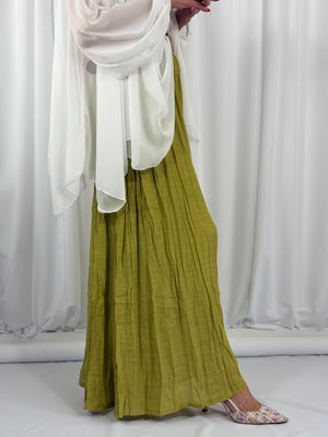 antibes palazzo trouser in pistachio