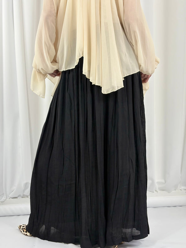 antibes palazzo trouser in black