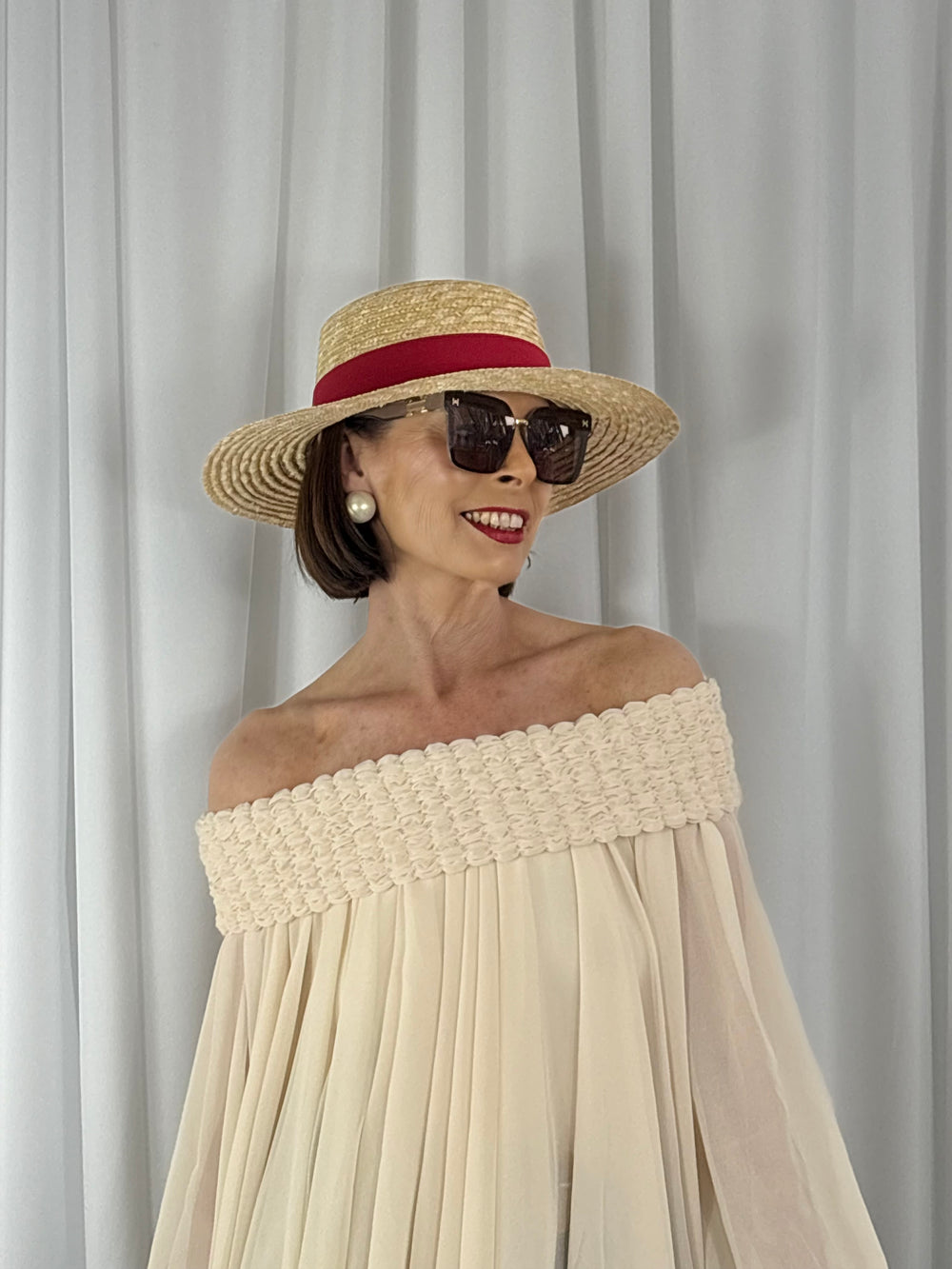 Kayla Hat in red - Bond Street Store