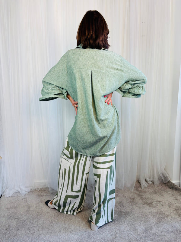 Portofino  Shirt in Sage