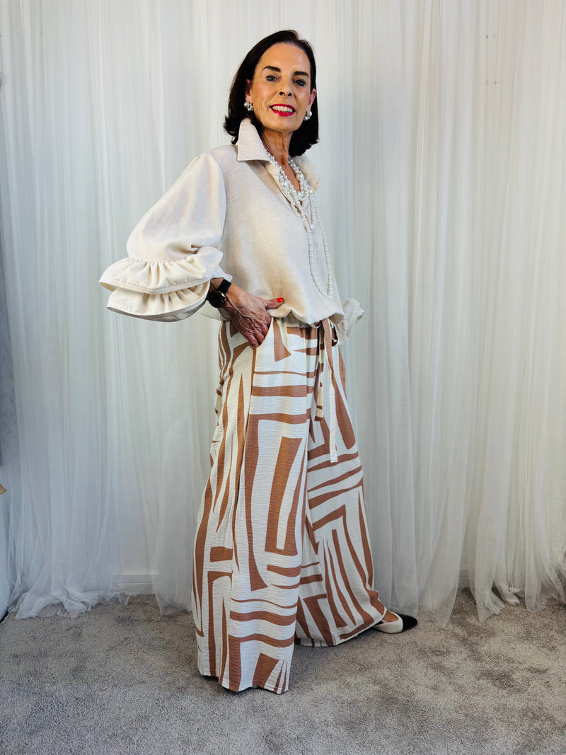 Portofino  Shirt in Beige