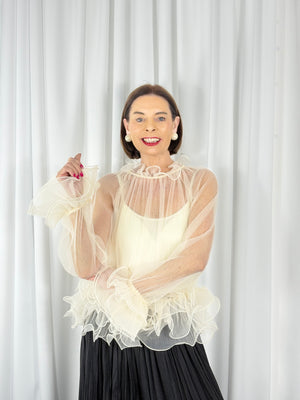 Julitte Top in Beige - Bond Street Store