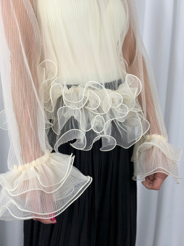 Julitte Top in Beige - Bond Street Store