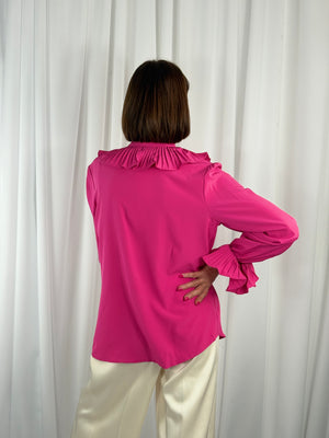 Sylvia shirt in cerise pink