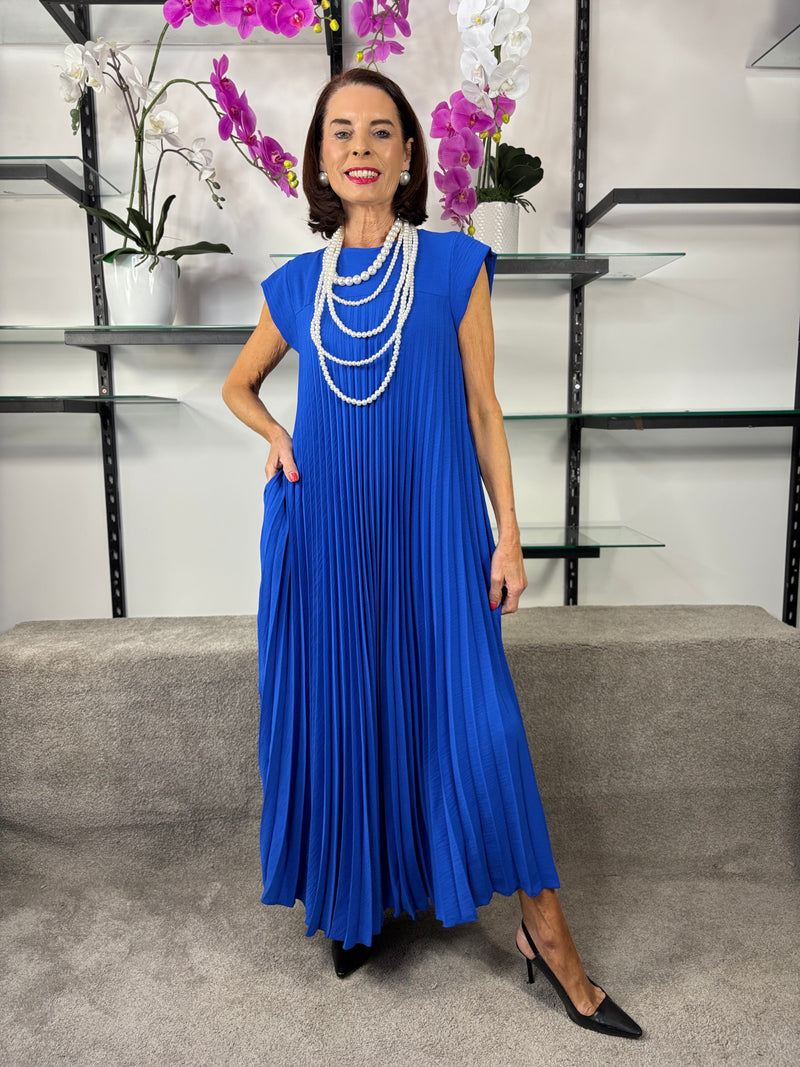 Florenze Dress in royal blue