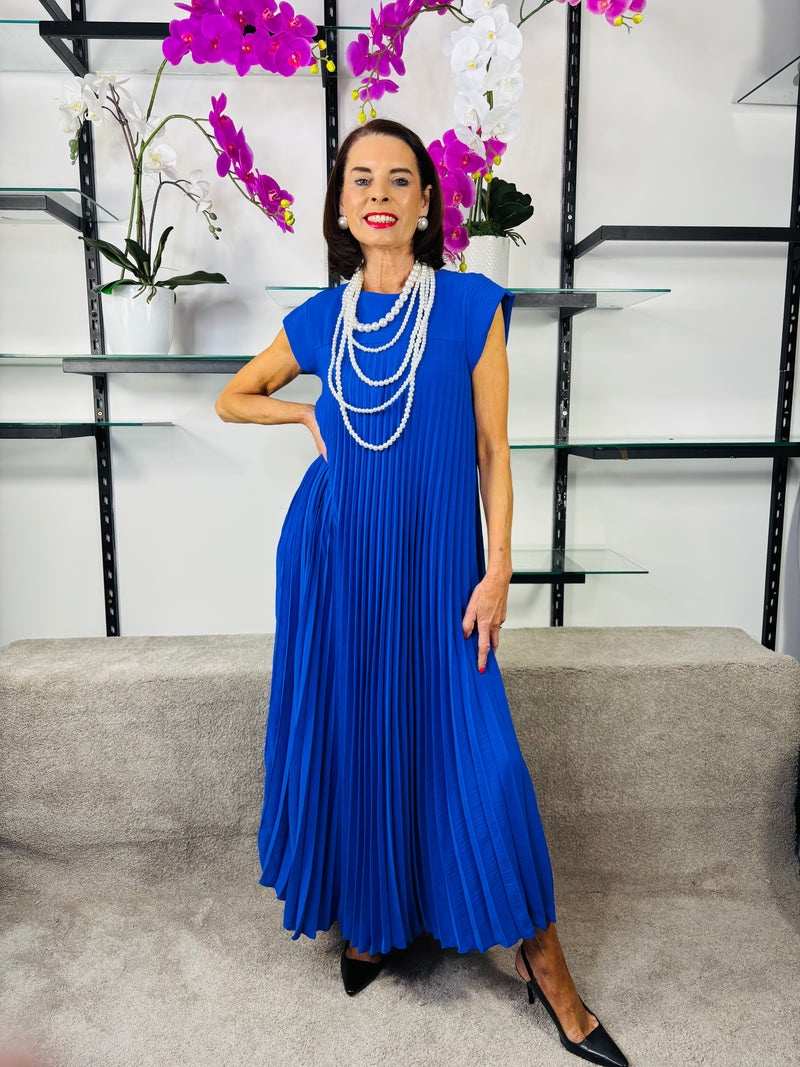 Florenze Dress in royal blue