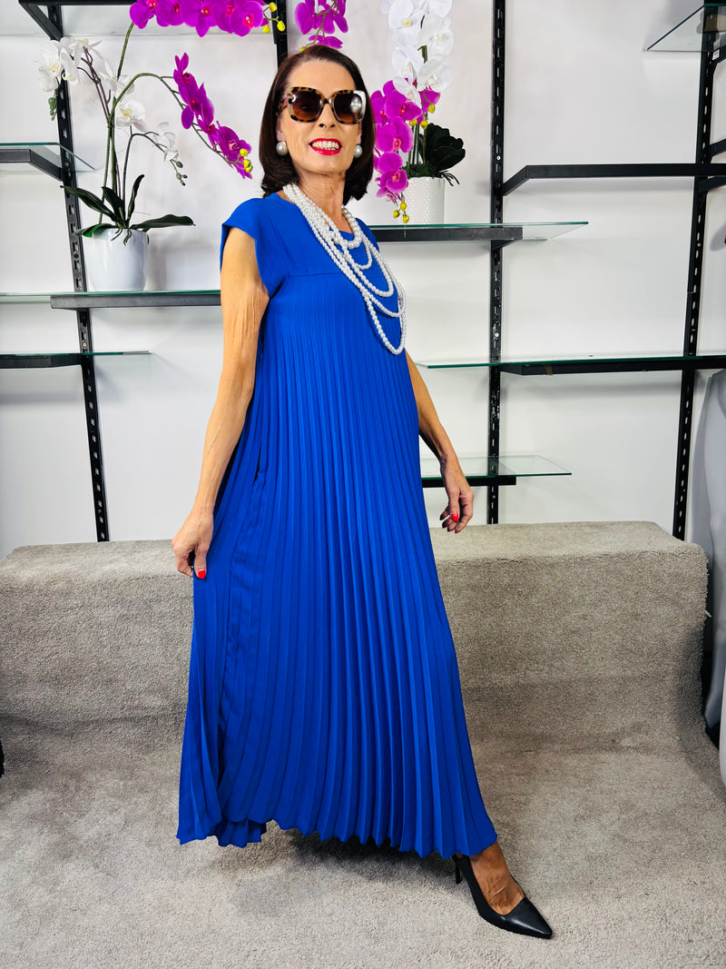 Florenze Dress in royal blue