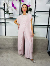 Tunica Co-ord Suit in Blush