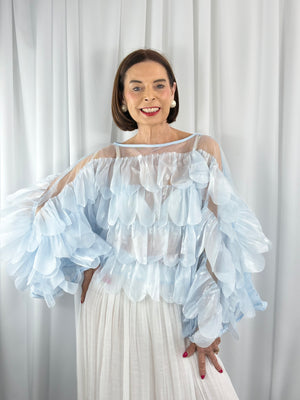 Navada Top in baby blue