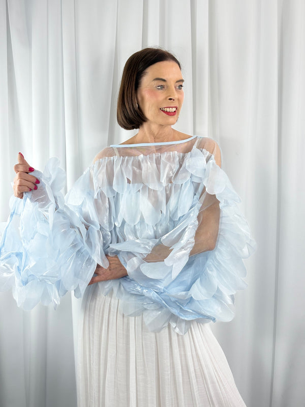 Navada Top in baby blue