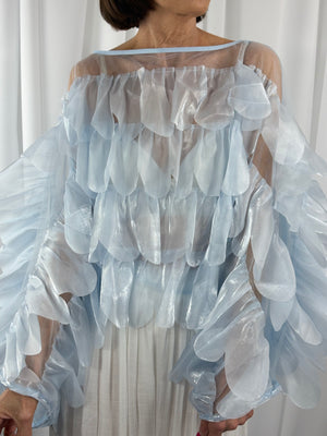 Navada Top in baby blue