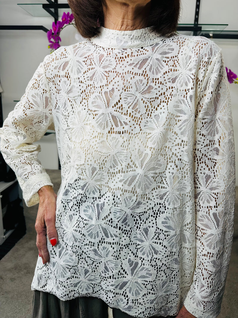 Pizzo Top in Cream