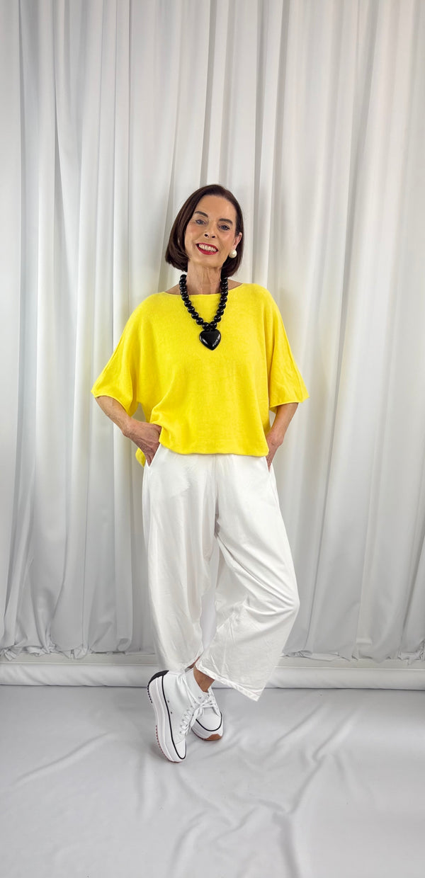Saliyan knitwear in yellow