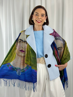 Florence Scarf in multi green