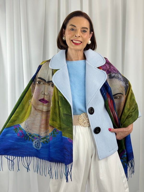 Florence Scarf in multi green