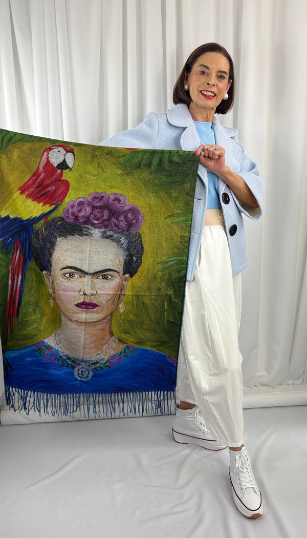 Florence Scarf in multi green