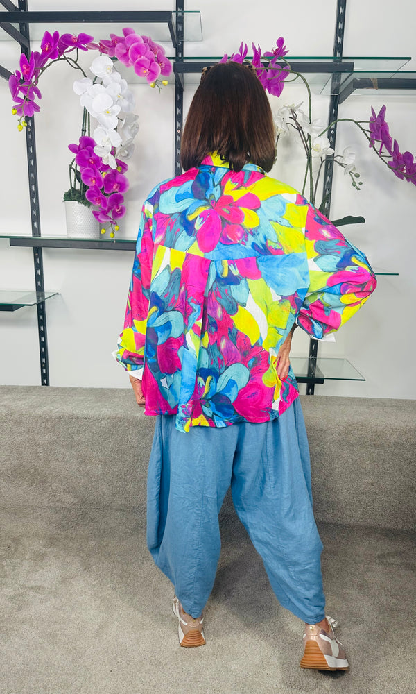 Leo Jacket in multi lime