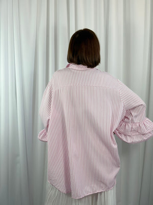 Portofino gingham Shirt in pink - Bond Street Store