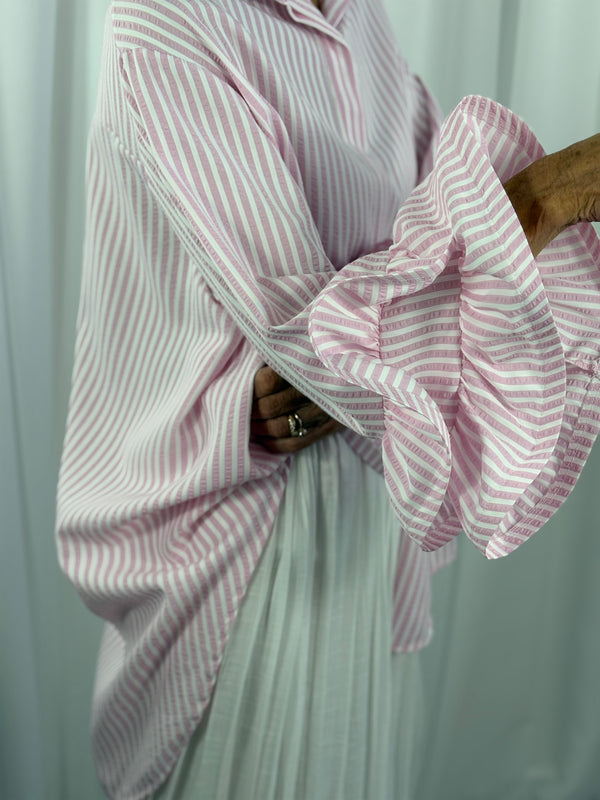 Portofino gingham Shirt in pink - Bond Street Store