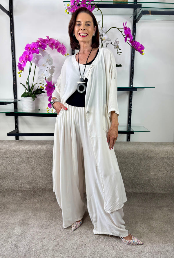 Jude Co-ord Suit in Cream