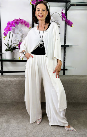 Jude Co-ord Suit in White