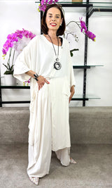 Jude Co-ord Suit in White