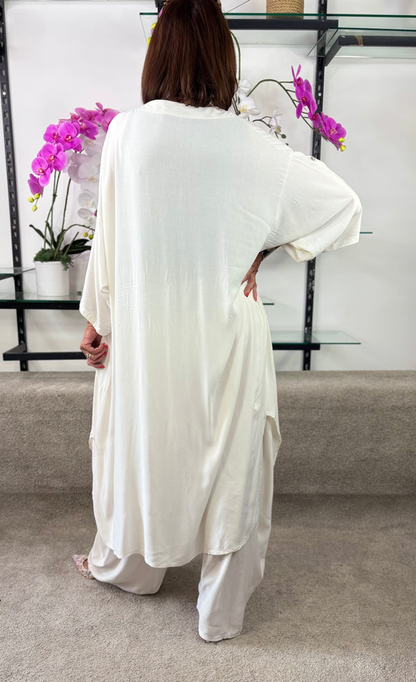 Jude Co-ord Suit in Cream