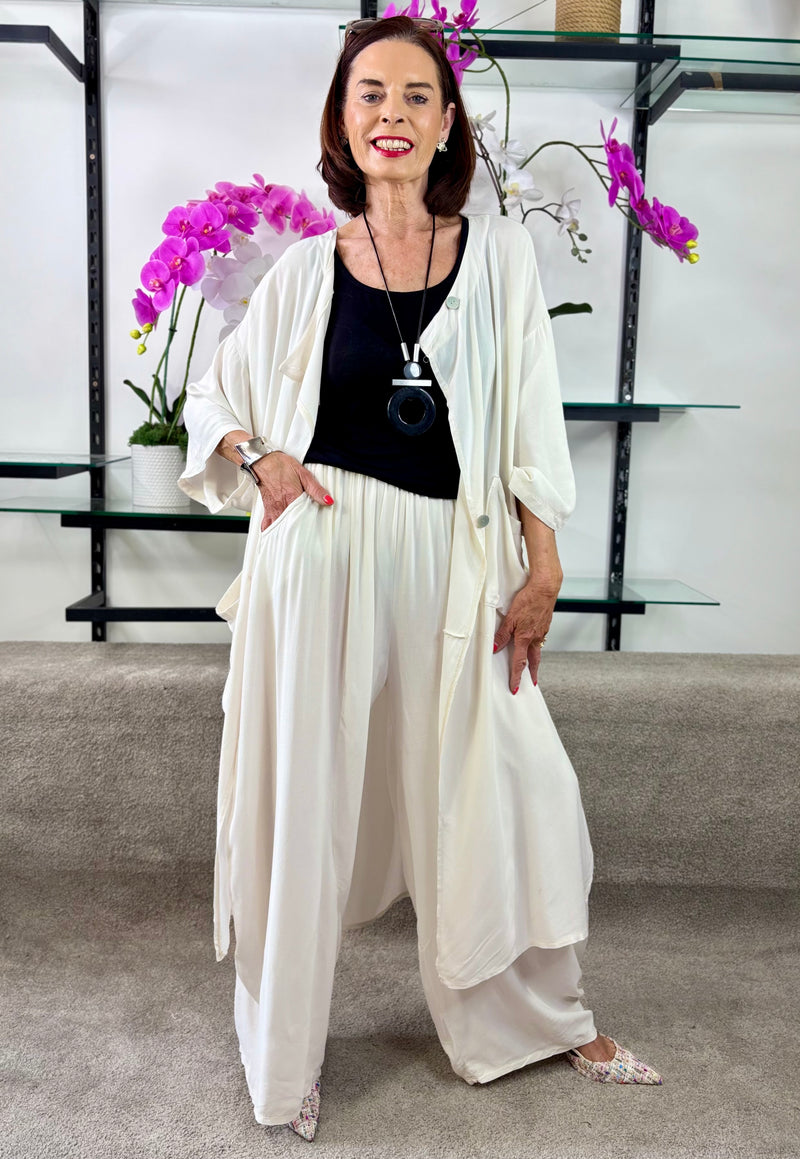 Jude Co-ord Suit in Cream