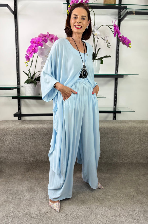 Jude Co-ord Suit in sky blue