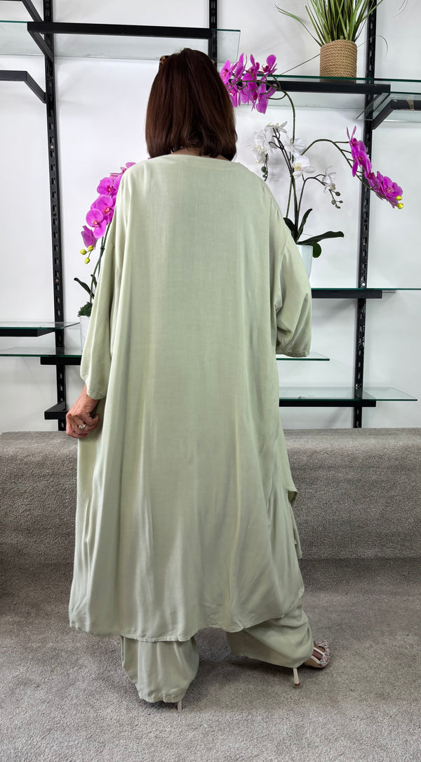 Jude Co-ord suit in Sage