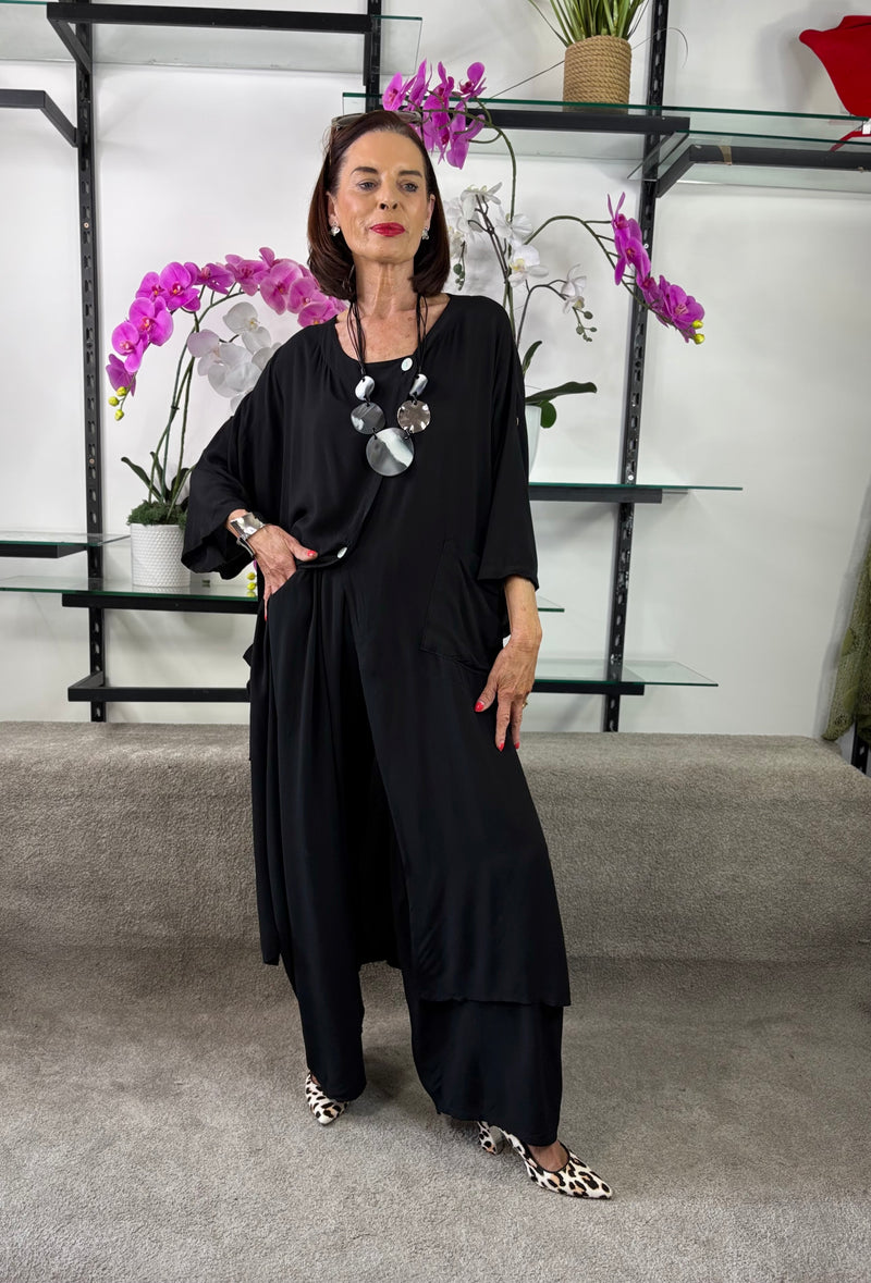 Jude Co-ord Suit in Black