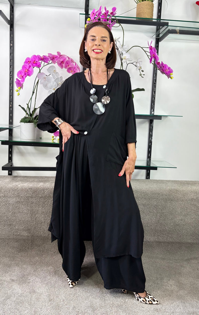 Jude Co-ord Suit in Black