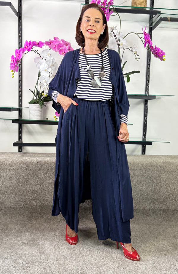 Jude Co-ord Suit in navy