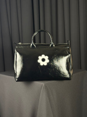 Sylvia PU bag in black