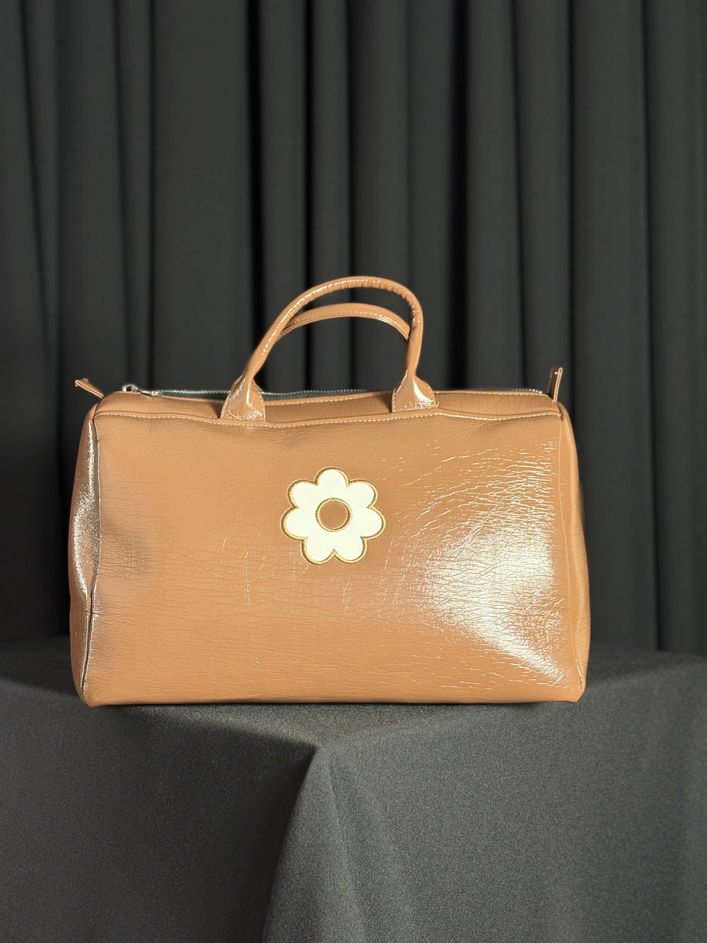 Sylvia PU bag in chocolate