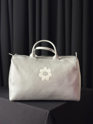 Sylvia PU bag in silver