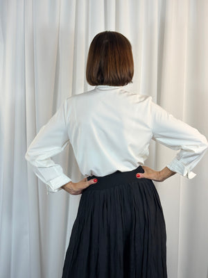Jamara Ruffle shirt in white - Bond Street Store