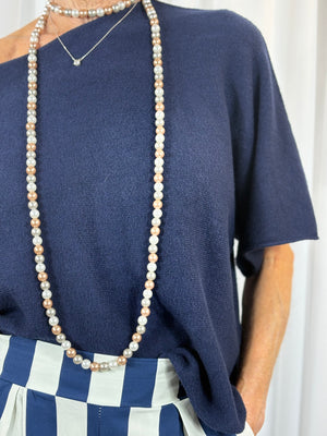 Saliyan knitwear in navy - Bond Street Store