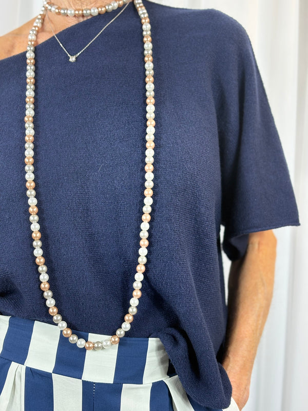 Saliyan knitwear in navy - Bond Street Store
