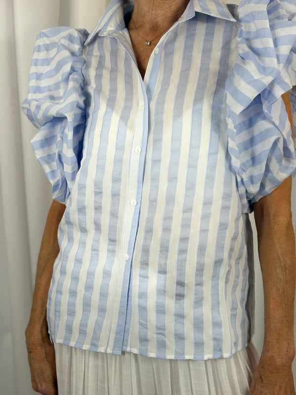 Stephanie shirt in baby blue