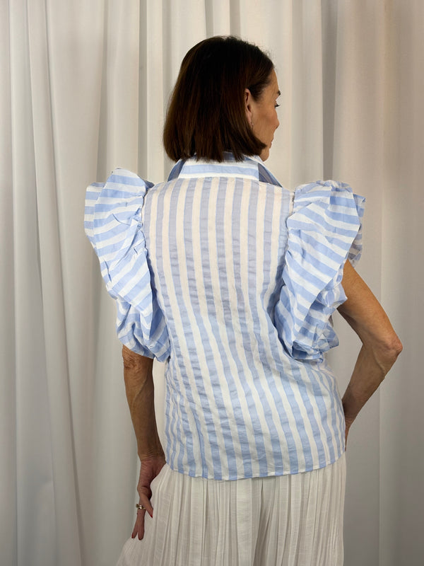 Stephanie shirt in baby blue