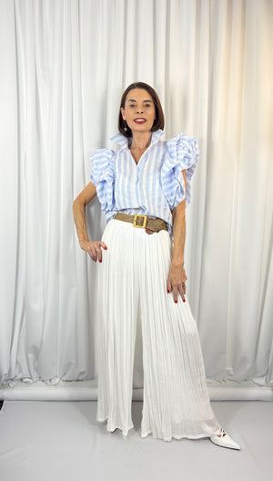 Stephanie shirt in baby blue