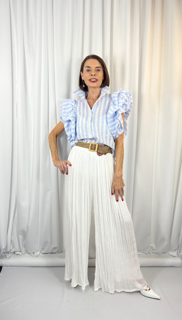 Stephanie shirt in baby blue